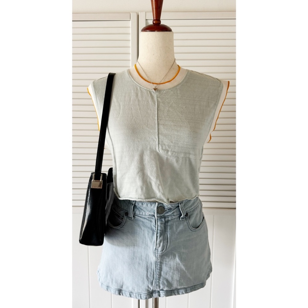 BDG Preppy Light Blue Summer Cropped Top